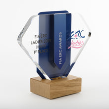 Load image into Gallery viewer, Striking bespoke acrylic aluminium wood award_ digital print_Awards and Medal Studio